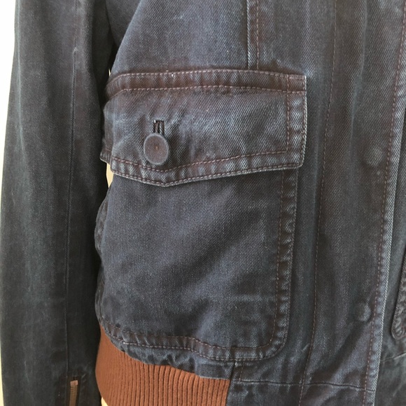 🌟HOST PICK🌟 Club Monaco Denim Bomber Jacket - Picture 8 of 10